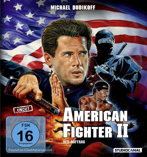 American Ninja 2: The Confrontation - German Movie Cover