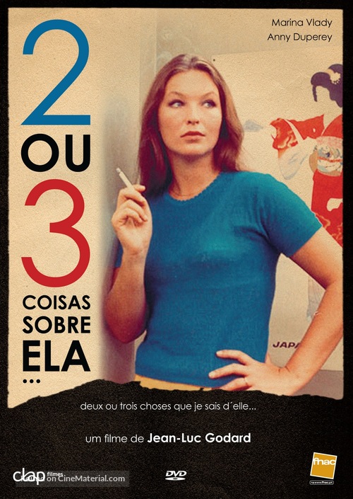 2 ou 3 choses que je sais d&#039;elle - Portuguese DVD movie cover