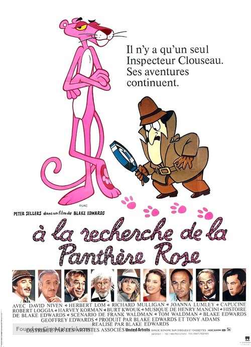 Trail of the Pink Panther - French Movie Poster
