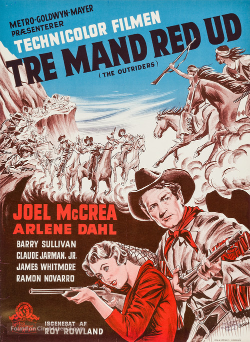 The Outriders - Danish Movie Poster