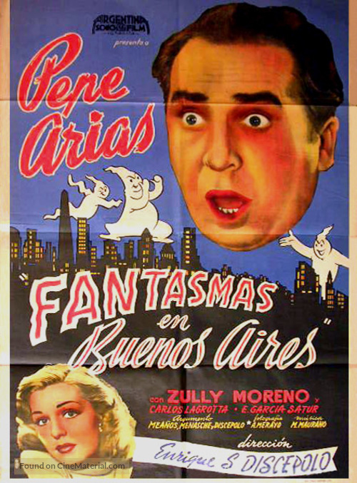 Fantasmas en Buenos Aires - Argentinian Movie Poster