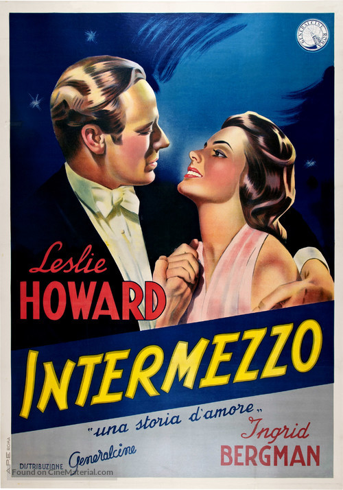 Intermezzo: A Love Story - Italian Movie Poster