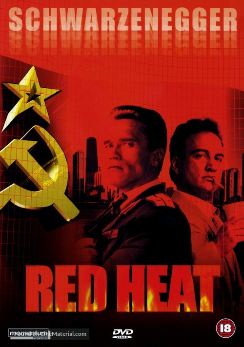 Red Heat - British DVD movie cover