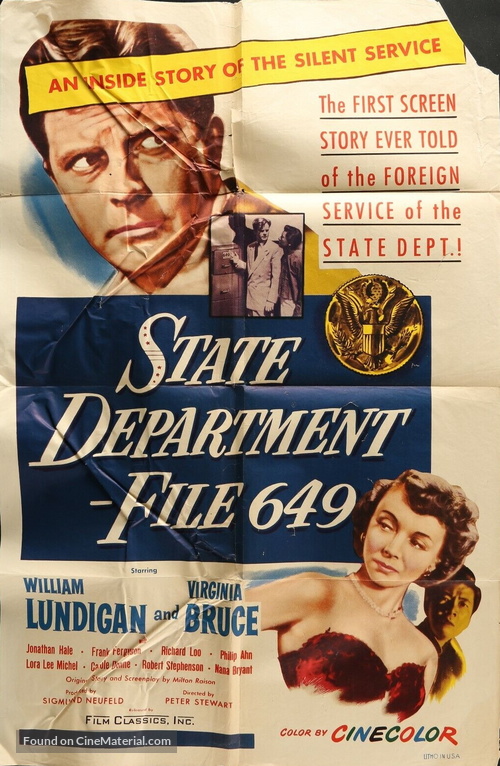 State Department: File 649 - Movie Poster