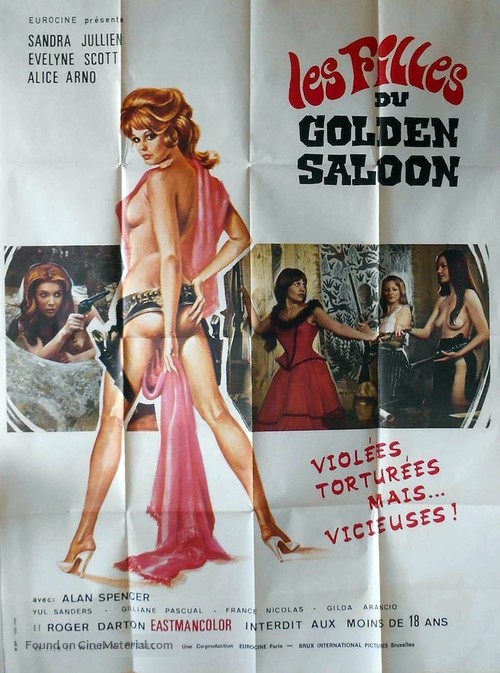 Les filles du Golden Saloon - French Movie Poster