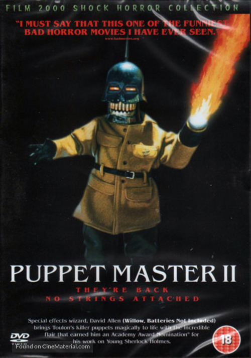 Puppet Master II - British DVD movie cover