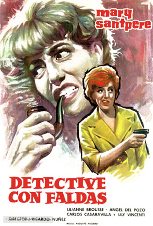 Detective con faldas - Spanish Movie Poster