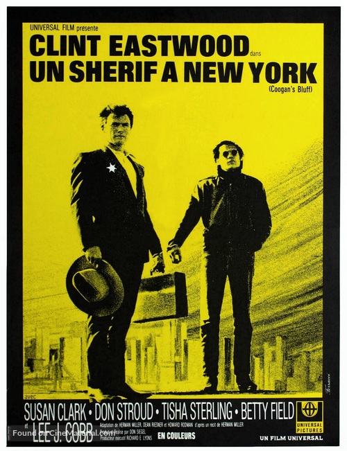 Coogan&#039;s Bluff - French Movie Poster