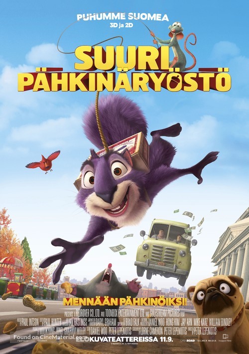 The Nut Job - Finnish Movie Poster