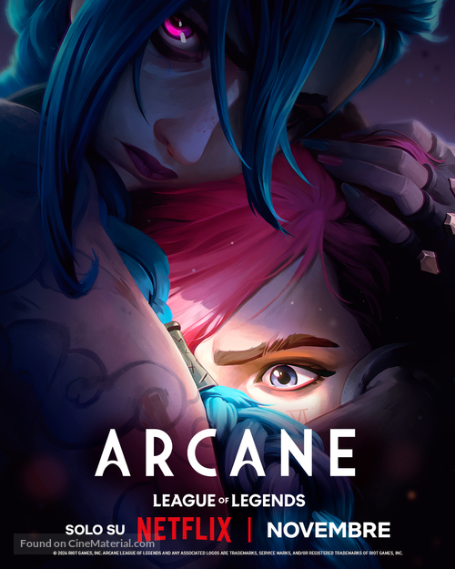 &quot;Arcane: League of Legends&quot; - Italian Movie Poster