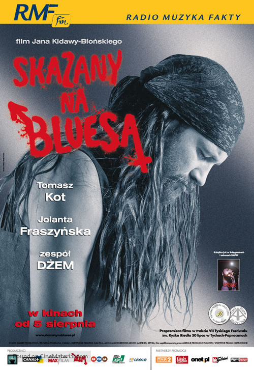 Skazany na bluesa - Polish Movie Poster