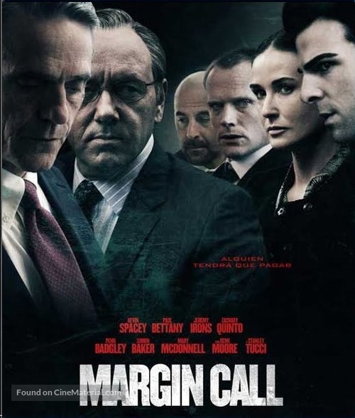 Margin Call - Blu-Ray movie cover