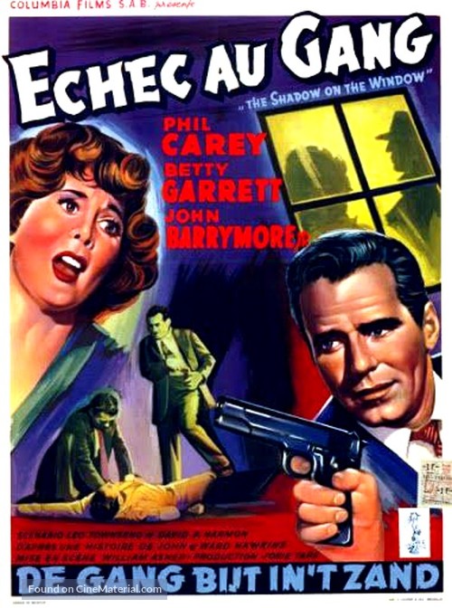 The Shadow on the Window - Belgian Movie Poster