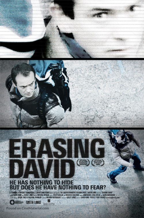 Erasing David - British Movie Poster