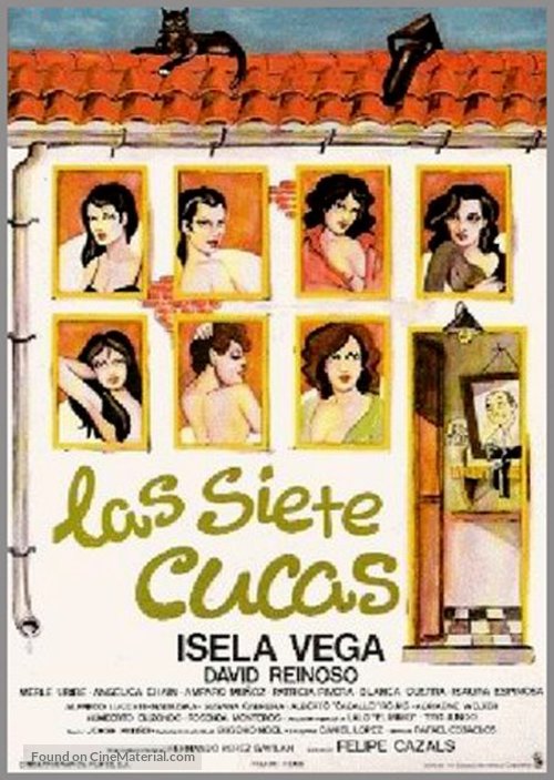 Las siete cucas - Spanish Movie Poster