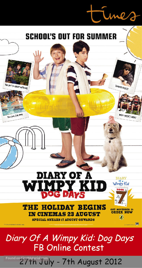 Diary of a Wimpy Kid: Dog Days - Malaysian Movie Poster