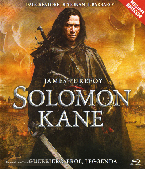 Solomon Kane - Italian Blu-Ray movie cover
