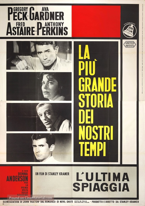 On the Beach - Italian Movie Poster
