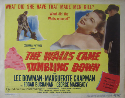 The Walls Came Tumbling Down - Movie Poster