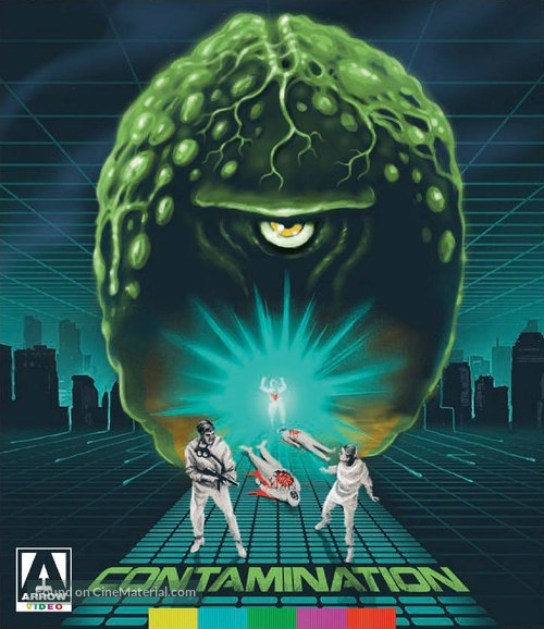 Contamination - British Blu-Ray movie cover
