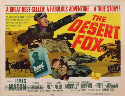 The Desert Fox: The Story of Rommel - Movie Poster