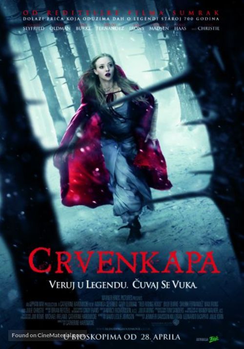 Red Riding Hood - Serbian Movie Poster