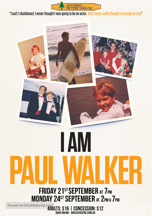 I Am Paul Walker - Movie Poster