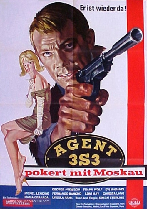 Agente 3S3, massacro al sole - German Movie Poster