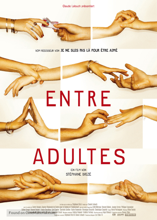 Entre adultes - German poster