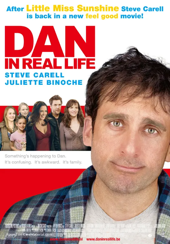 Dan In Real Life 2007 Belgian Movie Poster