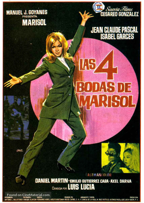 Las 4 bodas de Marisol - Spanish Movie Poster