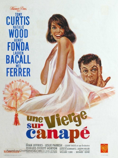 Sex and the Single Girl - French Movie Poster