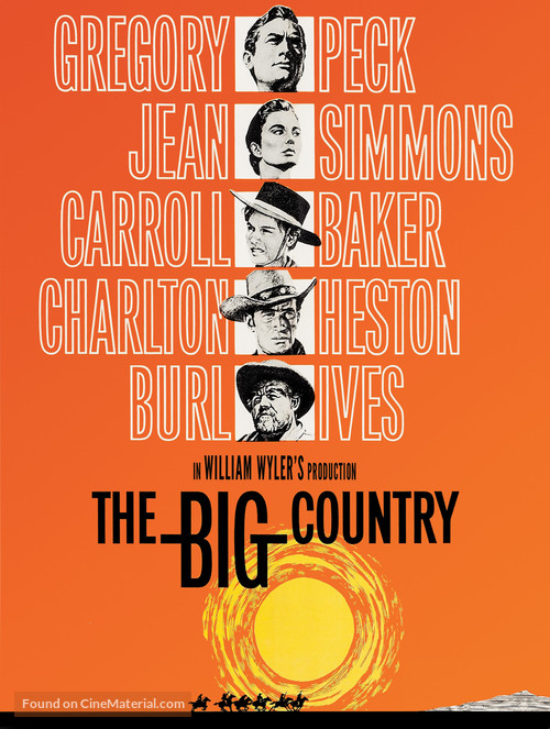 The Big Country - Blu-Ray movie cover