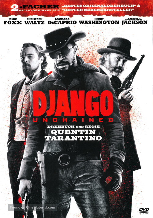 Django Unchained - German DVD movie cover