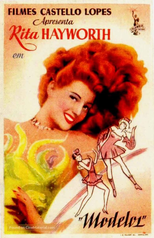 Cover Girl - Portuguese Movie Poster