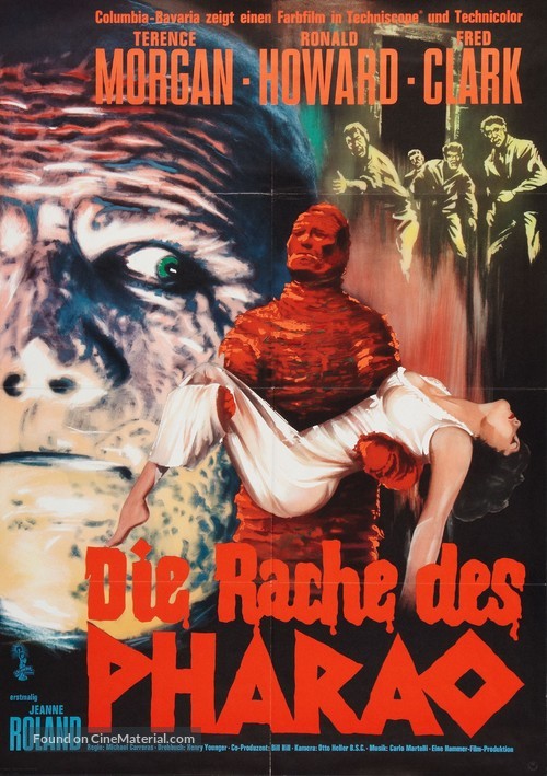 The Curse of the Mummy&#039;s Tomb - German Movie Poster