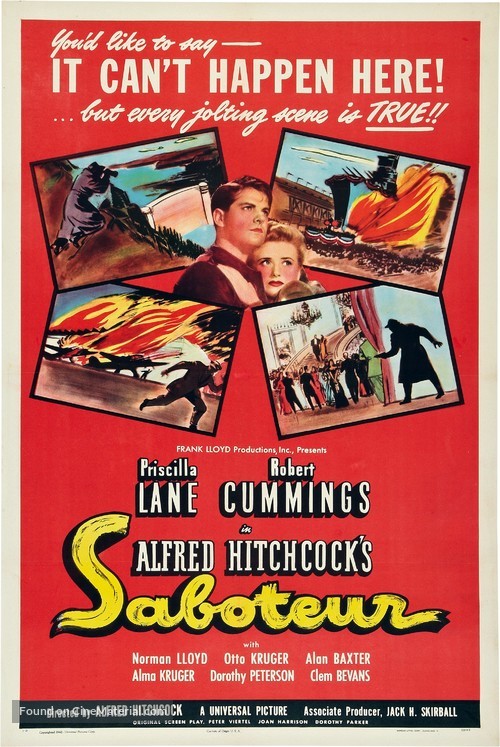 Saboteur - Movie Poster