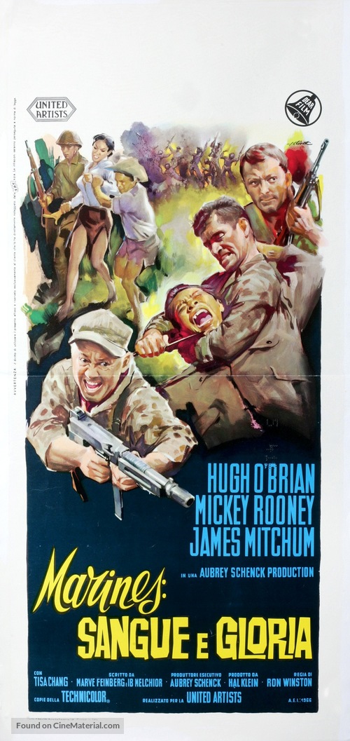 Ambush Bay (1966) Original Italian 2 Fogli Movie Poster - Original Film Art  - Vintage Movie Posters