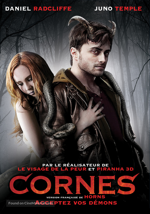 Horns - Canadian DVD movie cover