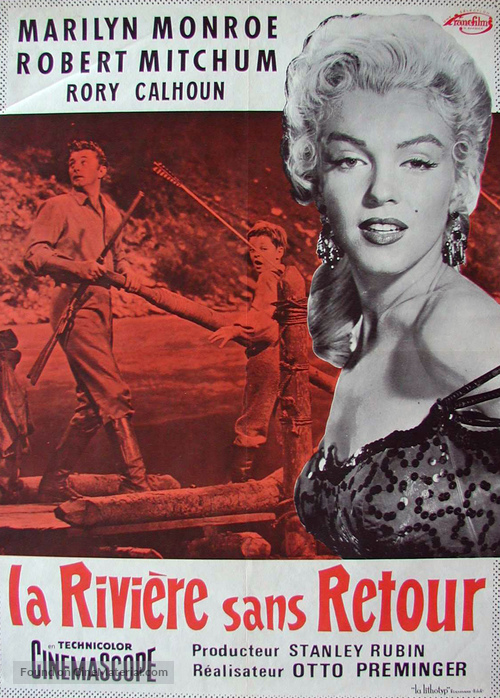 River of No Return - French Movie Poster