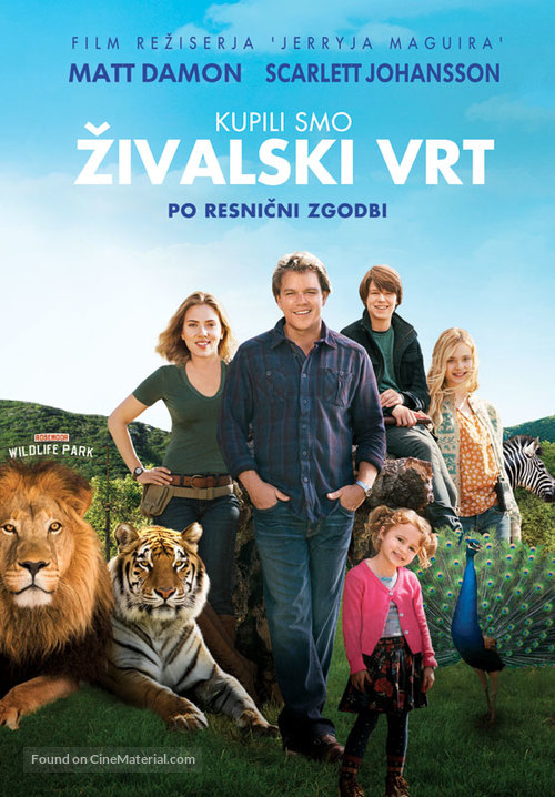 We Bought a Zoo - Slovenian Movie Poster