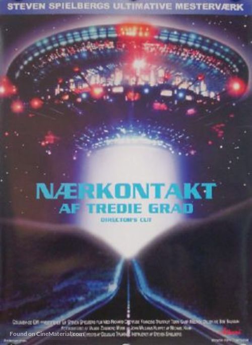 Close Encounters of the Third Kind - Danish Movie Poster