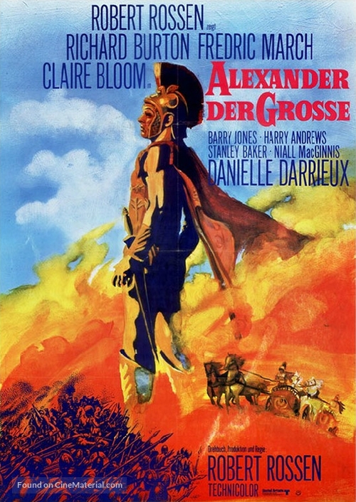 Alexander the Great - German Re-release movie poster
