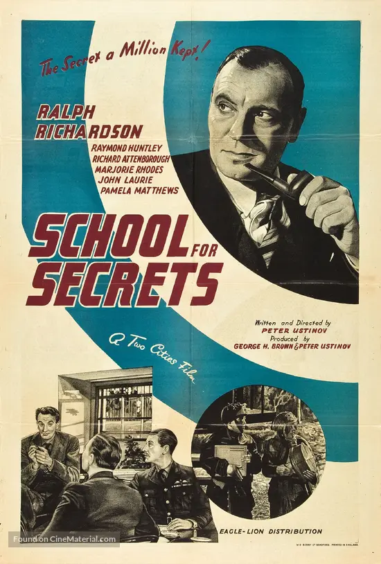 School for Secrets - British Movie Poster