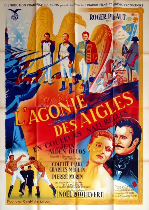 L&#039;agonie des aigles - French Movie Poster