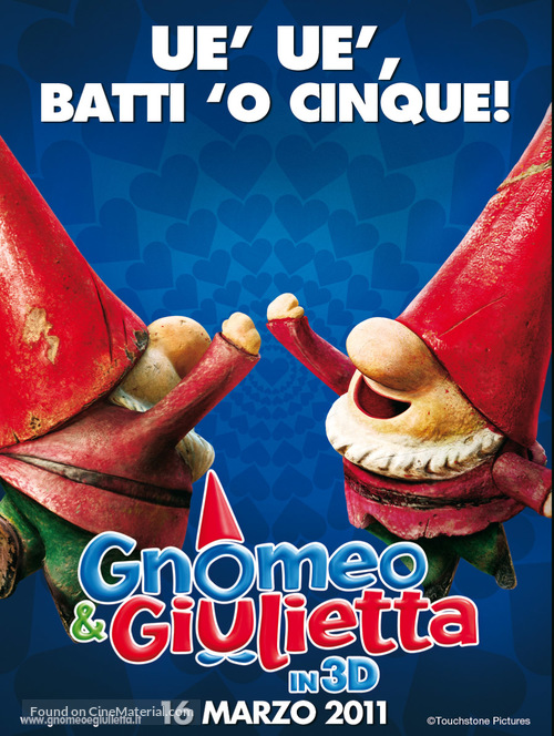 Gnomeo &amp; Juliet - Italian Movie Poster