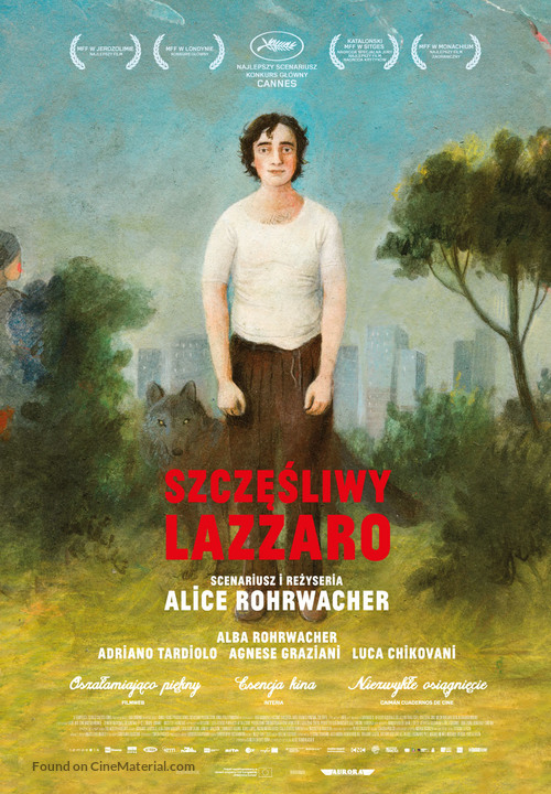 Lazzaro felice - Polish Movie Poster