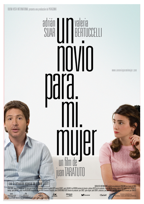 Novio para mi mujer, Un - Argentinian Movie Poster