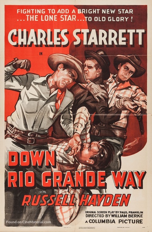 Down Rio Grande Way - Movie Poster