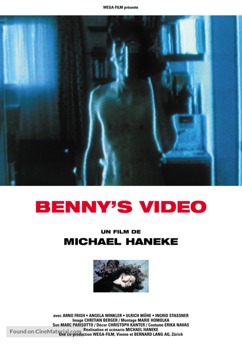 Benny&#039;s Video - French DVD movie cover